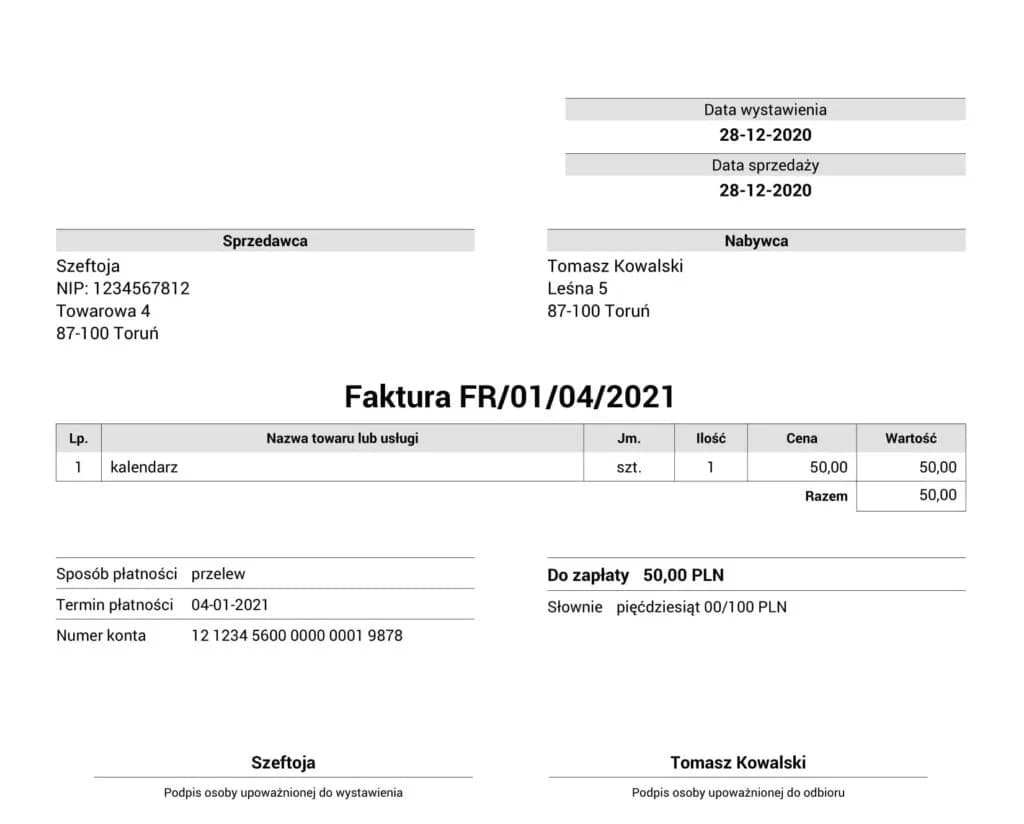 Jak wystawić fakturę przy działalności nierejestrowanej bez problemów