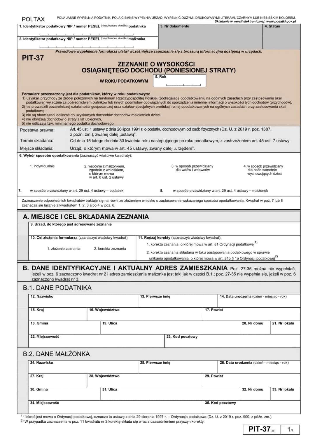 Ile kosztuje rozliczenie PIT 37? Sprawdź, co musisz wiedzieć