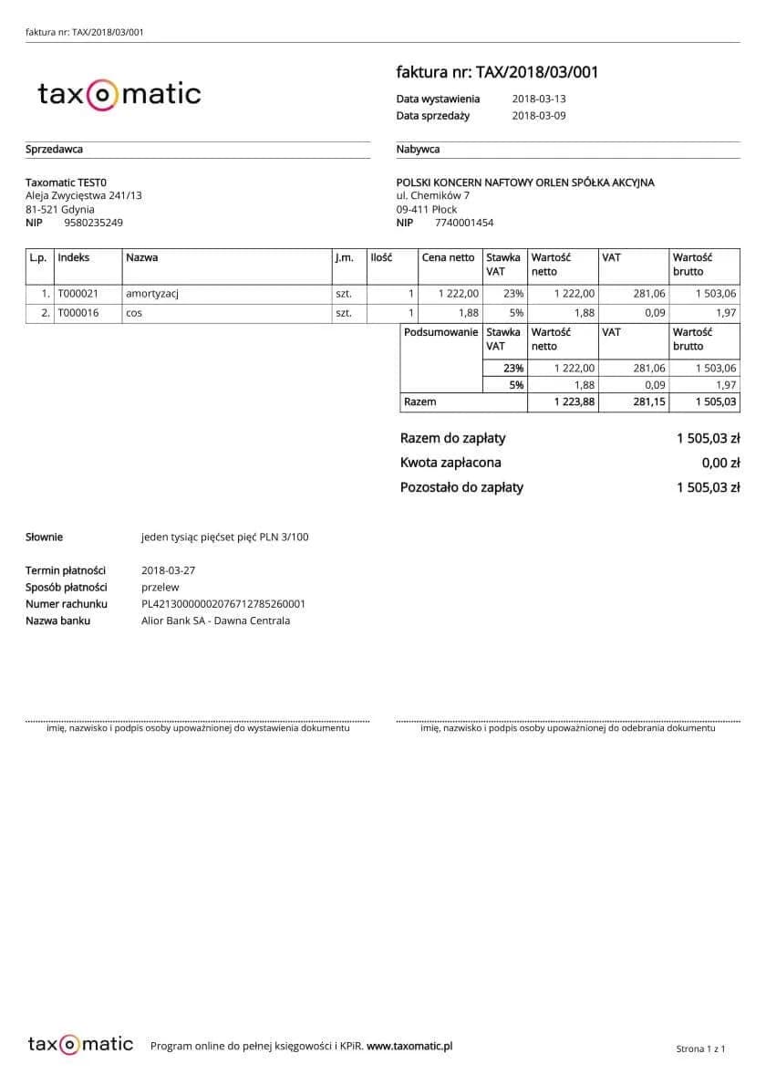 Co powinna zawierać faktura, aby uniknąć problemów z podatkami?
