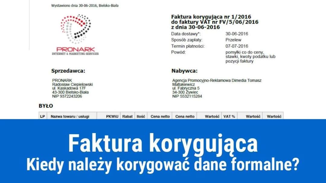 Błędny adres na fakturze – nota czy korekta? Jak uniknąć problemów i błędów