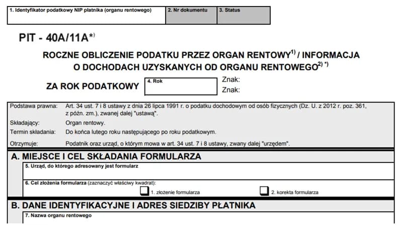 Czy musisz rozliczać PIT-40A? Sprawdź, kiedy to konieczne